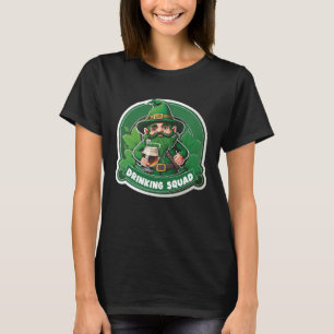 St Patricks Day Drinks Squad Leprechaun Irish Be T-Shirt