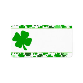 St. Patrick's Day Drucken Sie Ihr eigenes Mailing- Adressaufkleber