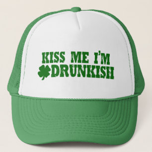 St Patricks Day Drunkish Truckerkappe