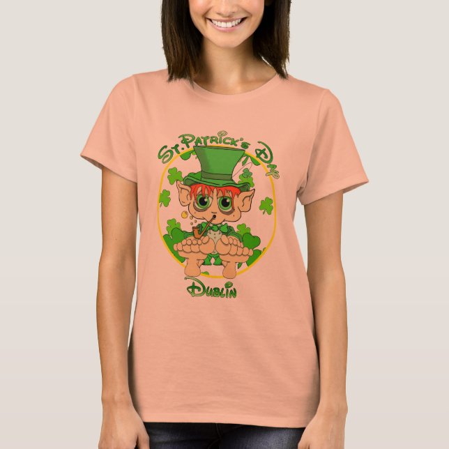 St Patrick's Day Dublin T-Shirt (Vorderseite)