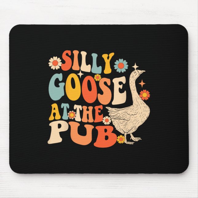 St Patricks Day dümmste Gans in der Kneipe Männer  Mousepad (Vorne)
