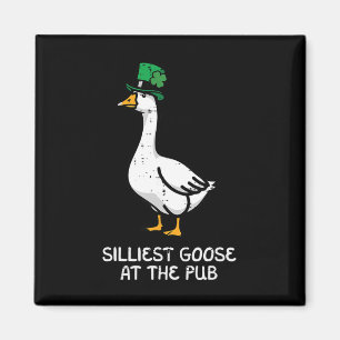 St Patricks Day dümmster Gans Pub Saint Pattys Män Magnet