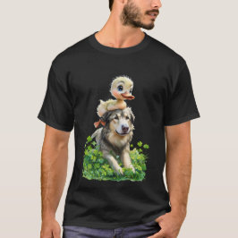 St. Patrick's Day Duo: Duckling und Irish Wolfhoun T-Shirt
