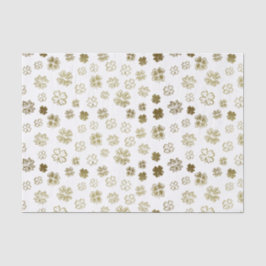 St Patrick's Day Dusty Lucky Kleeblatt Icons Seidenpapier
