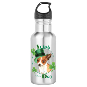St. Patrick's Day Edelstahlflasche