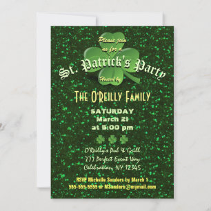 St. Patrick's Day Einladung
