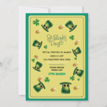 St. Patrick's Day Einladung