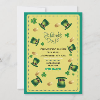 St. Patrick's Day Einladung