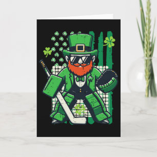 St. Patricks Day Eishockey US-Flagge Saint Paddys Karte
