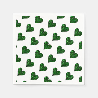 St. Patrick's Day Emerald Heart Serviette