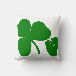 St. Patrick's Day Erhalten Sie Glück Button Kissen