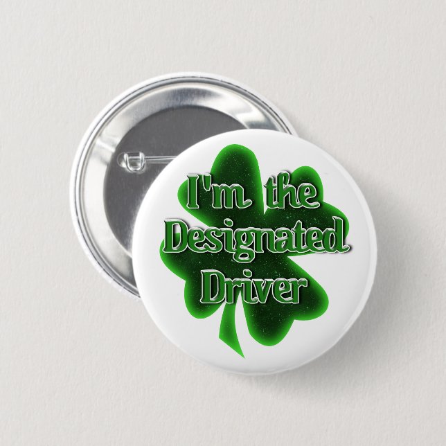 St. Patrick's Day Fahrdienstleiter Button (Vorne & Hinten)