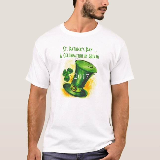 St. Patrick's Day ...Feier im Grünen T - Shirt (Vorderseite)
