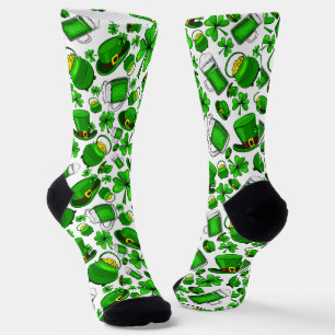 St. Patrick's Day-Feier Socken