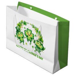 St. Patrick's Day feiern Große Geschenktüte