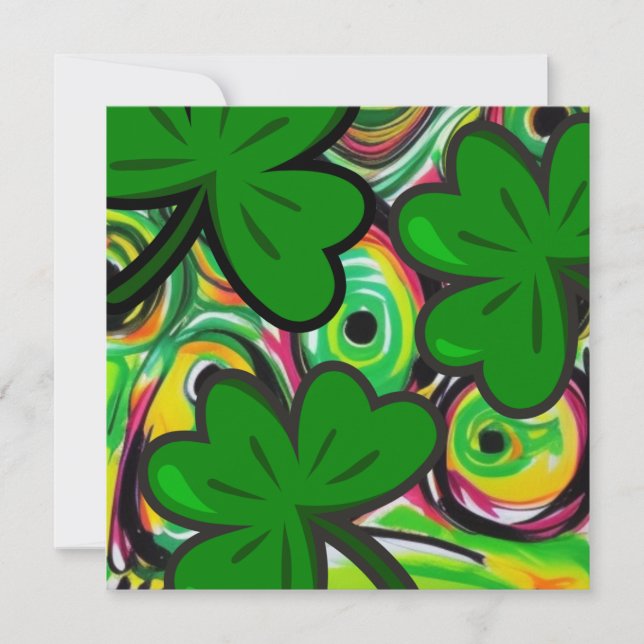 St. Patrick's Day Feiertagskarte (Vorderseite)
