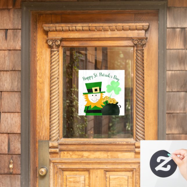 St. Patrick's Day Fensteraufkleber (Haustür)