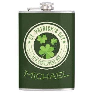 St. Patrick's Day Flachmann