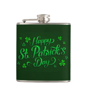 St. Patrick's Day Flachmann