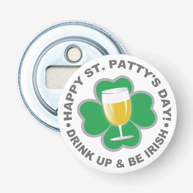 St. Patrick's Day Flaschenöffner (Vorderseite)