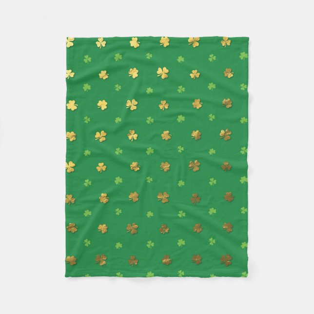 St. Patrick's Day Fleece Blanket (Vorderseite)