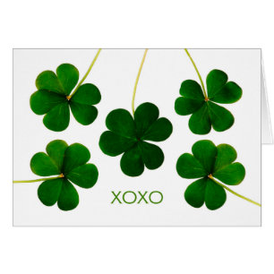 St. Patrick's Day for Boyfriend, XOXO Shamrocks