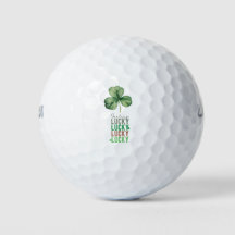 St. Patrick's Day for Golfer Glück Golf Balls