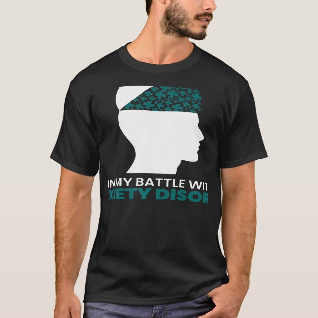 St Patricks Day Four Leaf C Mind Angststörung T-Shirt (Vorderseite)