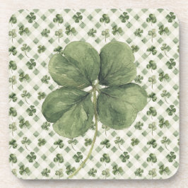 St Patrick's Day Four Leaf Clover  Getränkeuntersetzer
