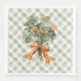  St Patrick's Day Four Leaf Clover  Serviette