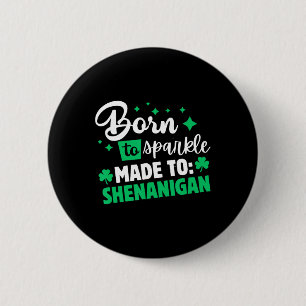 St Patricks Day Frauen Shamrock Saint Patricks Day Button