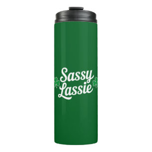 St Patricks Day Freche Göre Lustiger Irischer  Thermosbecher