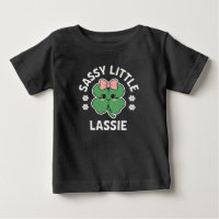 St Patricks Day Freche Kleine Göre Kinder Mädchen
