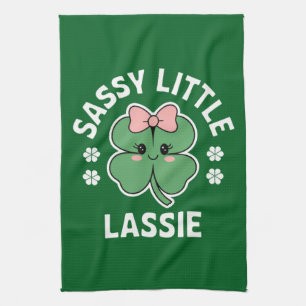 St Patricks Day Freche Kleine Göre Kinder Mädchen Geschirrtuch