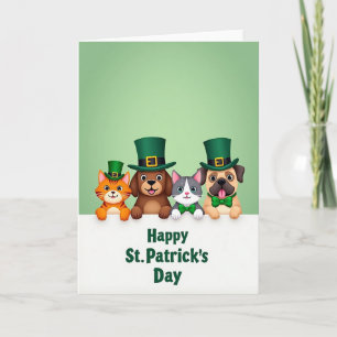 St. Patricks Day Freunde Karte