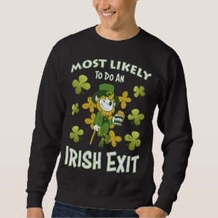 St. Patricks Day führt höchstwahrscheinlich einen  Sweatshirt