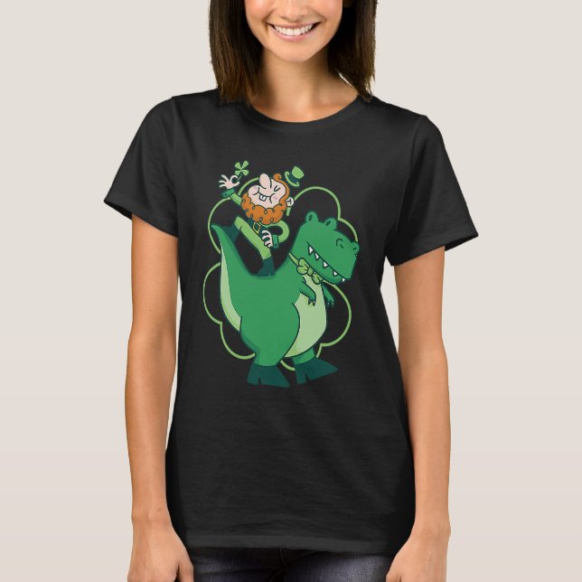 St Patrick's Day Fun Beer Drink Party Dublin Irlan T-Shirt (Vorderseite)