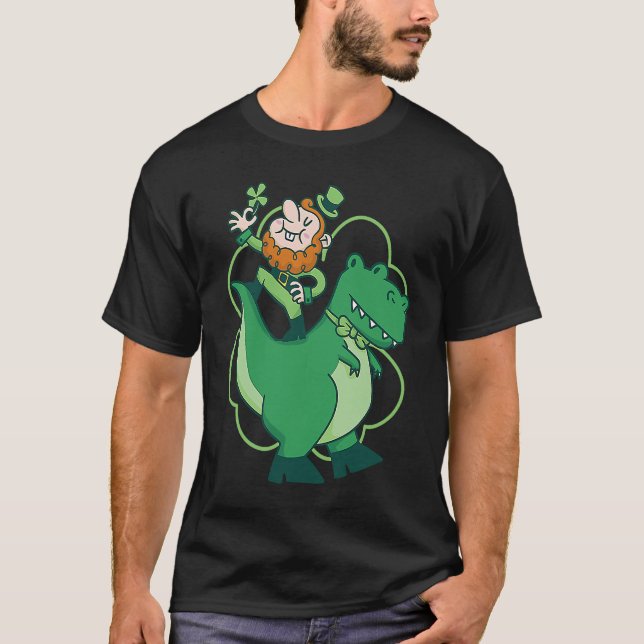 St Patrick's Day Fun Beer Drink Party Dublin Irlan T-Shirt (Vorderseite)