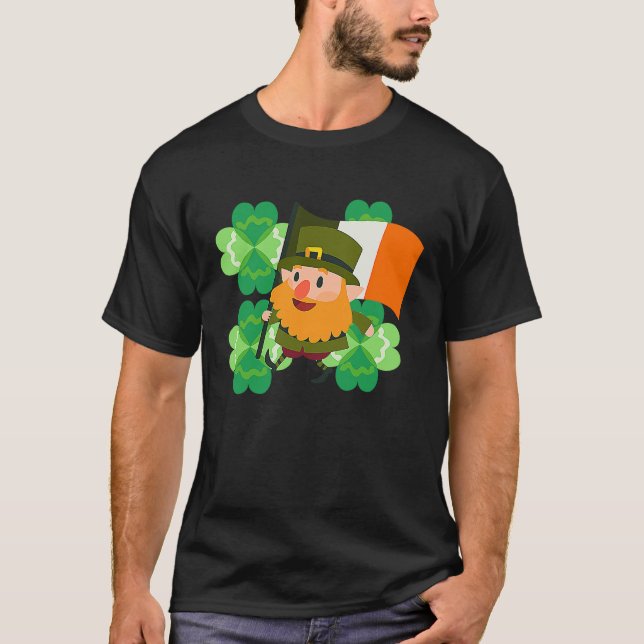 St Patrick's Day Fun Beer Drink Party Dublin Irlan T-Shirt (Vorderseite)