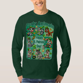 St. Patrick's Day Fun und Adorable "Party Animals" T-Shirt
