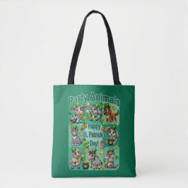 St. Patrick's Day Fun und Adorable "Party Animals" Tasche