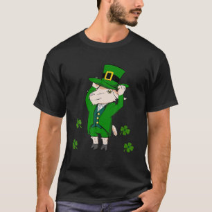 St Patricks Day Funny Goat Leprechaun Kinder Jungs T-Shirt