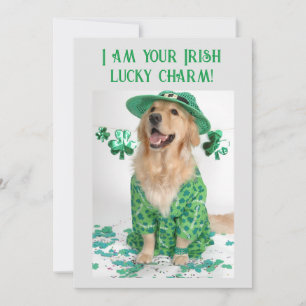 St. Patrick's Day Funny Personnalisable carte de c