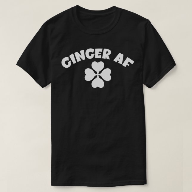St Patricks Day Funny Punny Gingers Redhead Irish T-Shirt (Design vorne)
