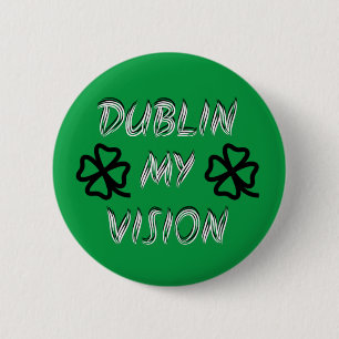 St. Patrick's Day Funny Spaß Green Button