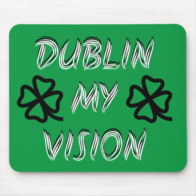 St. Patrick's Day Funny Spaß Green Mousepad (Vorne)