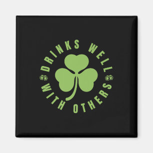 St. Patricks Day Funny Sprichwort Zitat Trinken gu Magnet