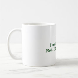 St. Patrick's Day, Funny Text Fake irisch Kaffeetasse