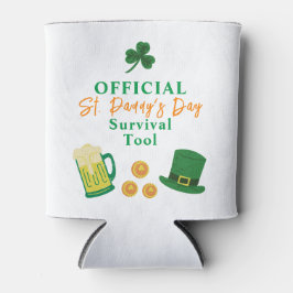 St. Patrick's Day Funny Text, Überlebenstool Dosenkühler
