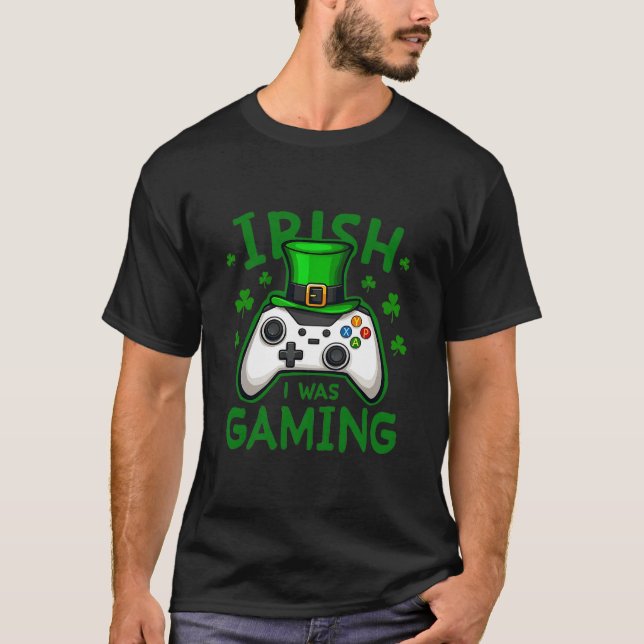 St Patrick's Day Gaming Liebhaber T-Shirt (Vorderseite)